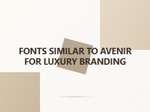 Elegant Geometric Sans Fonts for Luxury Branding
